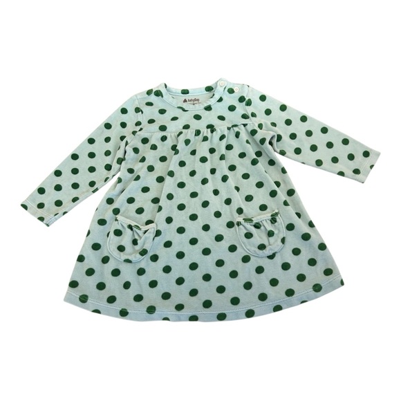 GAP Other - Baby GAP 2007 Velour Velvet Polka‎ Dot Brannan’s Favorites Dress